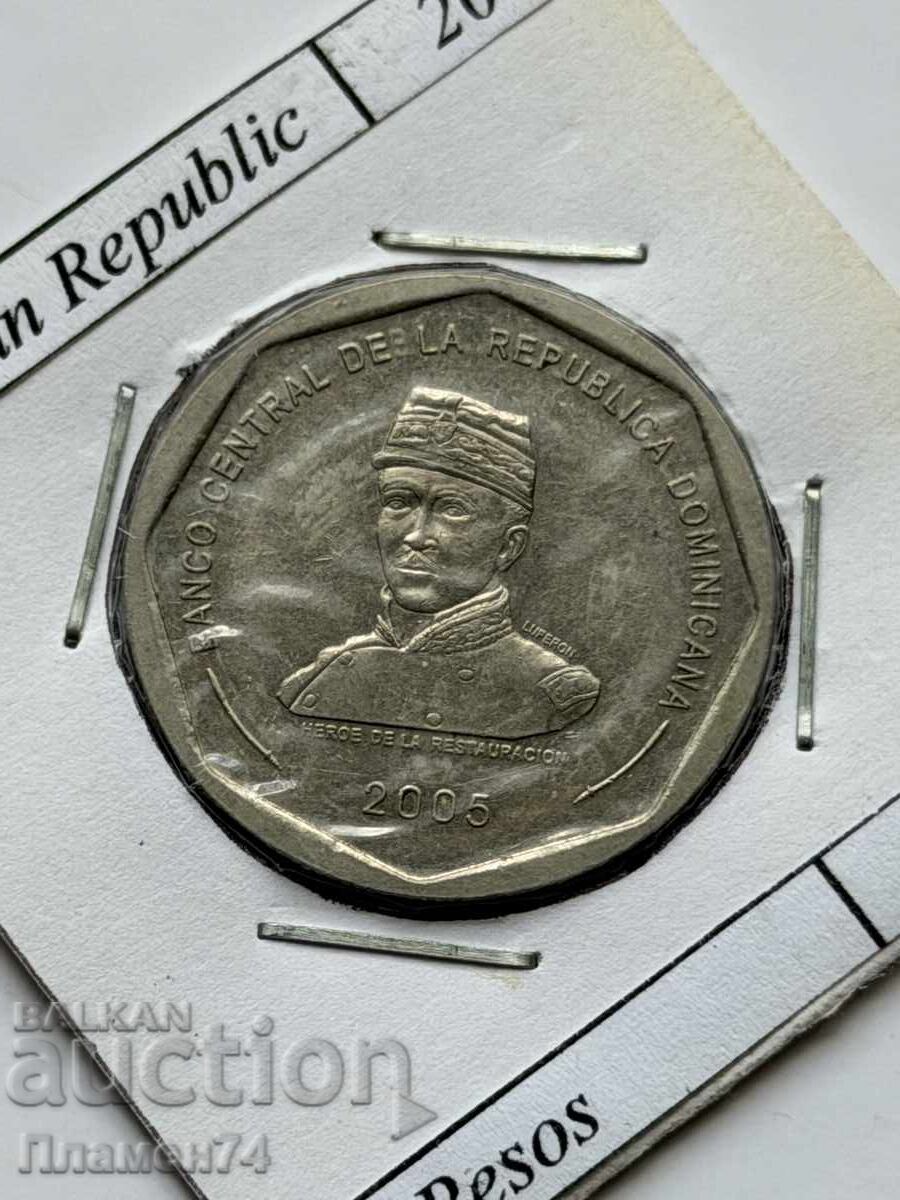25 pesos 2005 Dominican Republic with price € 2.00 | 3.91 BGN