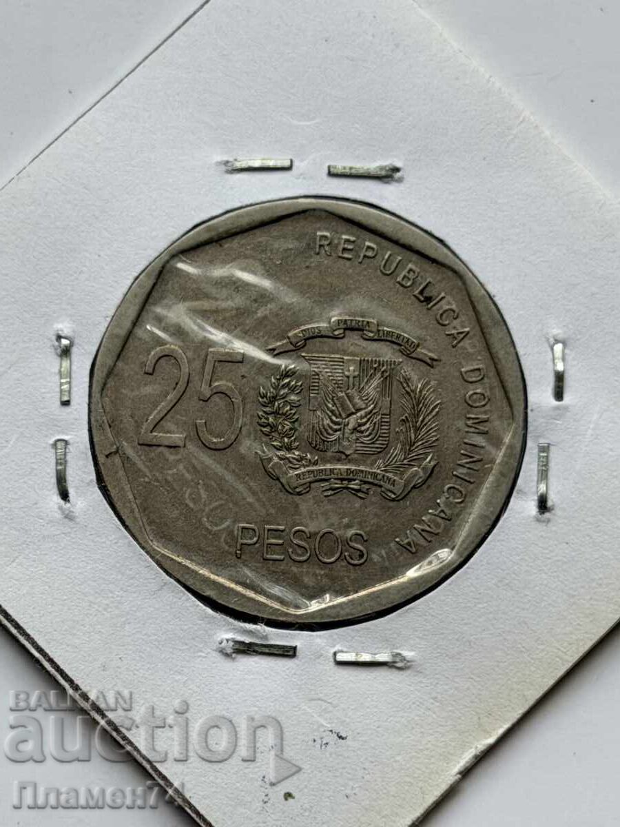 25 pesos 2005 Dominican Republic