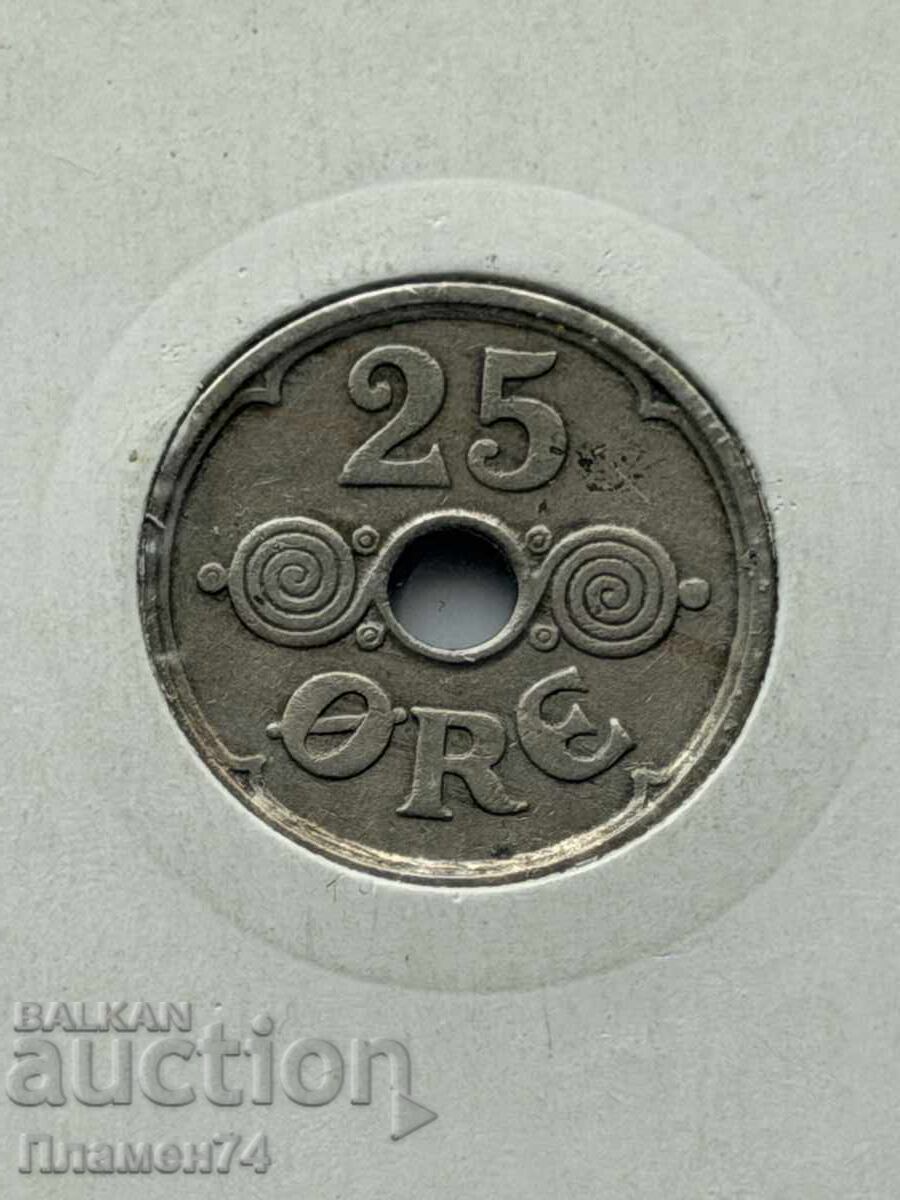 25 öre 1924 Danemarca cu preț € 2.00 | 3.91 BGN