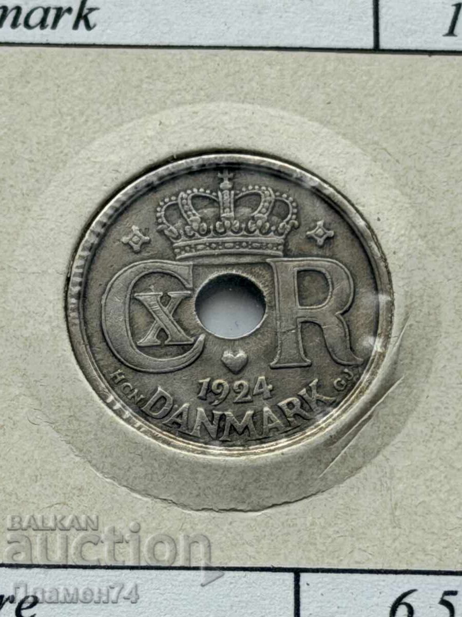 25 öre 1924 Danemarca