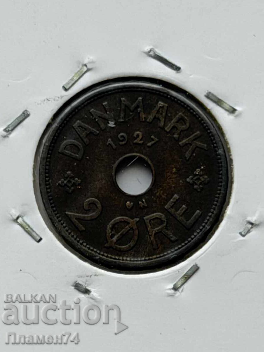 2 øre 1927 Danemarca cu preț € 2.00 | 3.91 BGN