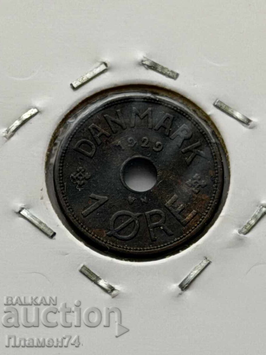 1 øre 1929 Denmark with price € 2.00 | 3.91 BGN