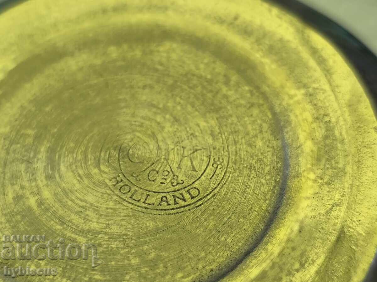 Παράδοση Vintage Art Deco Ολλανδικό σετ τραπεζιού καπνίσματος