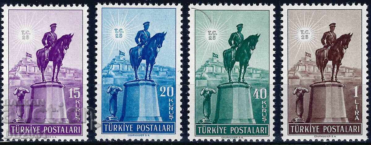 Turkey 1948 - Monuments MNH