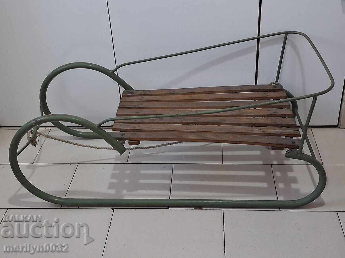 Vintage early socialism era children's sled PRB with price € 33.99 | 66.48 BGN