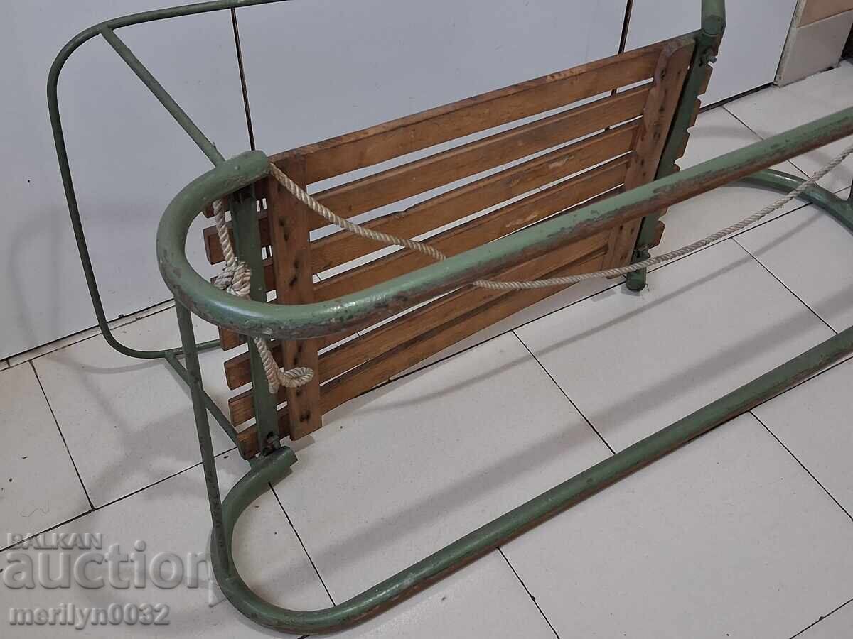 Auction  Vintage early socialism era children's sled PRB