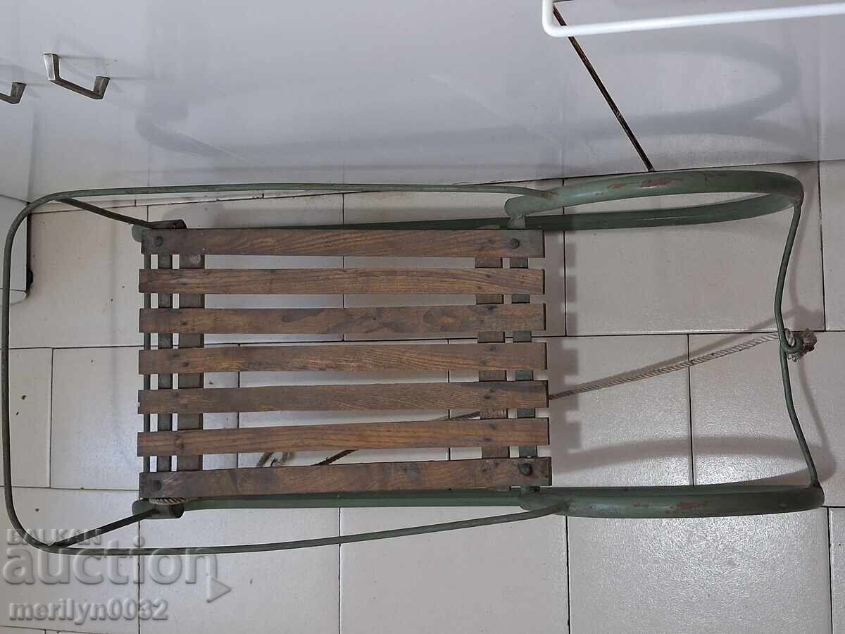Delivery of Vintage early socialism era children's sled PRB