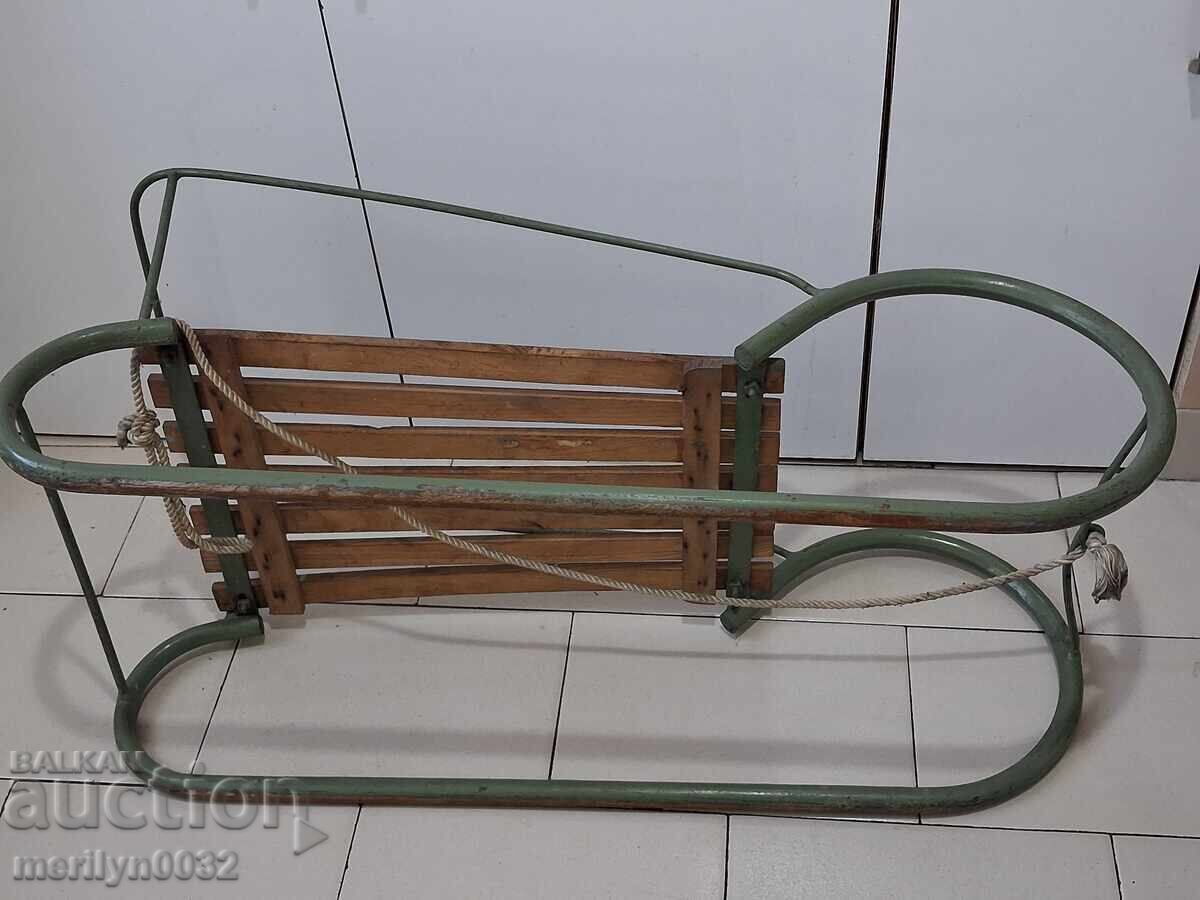Vintage early socialism era children's sled PRB - 5