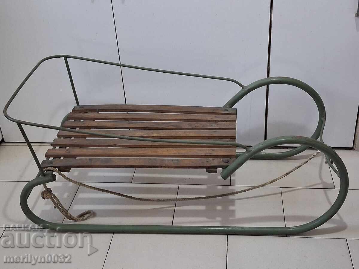 Vintage early socialism era children's sled PRB