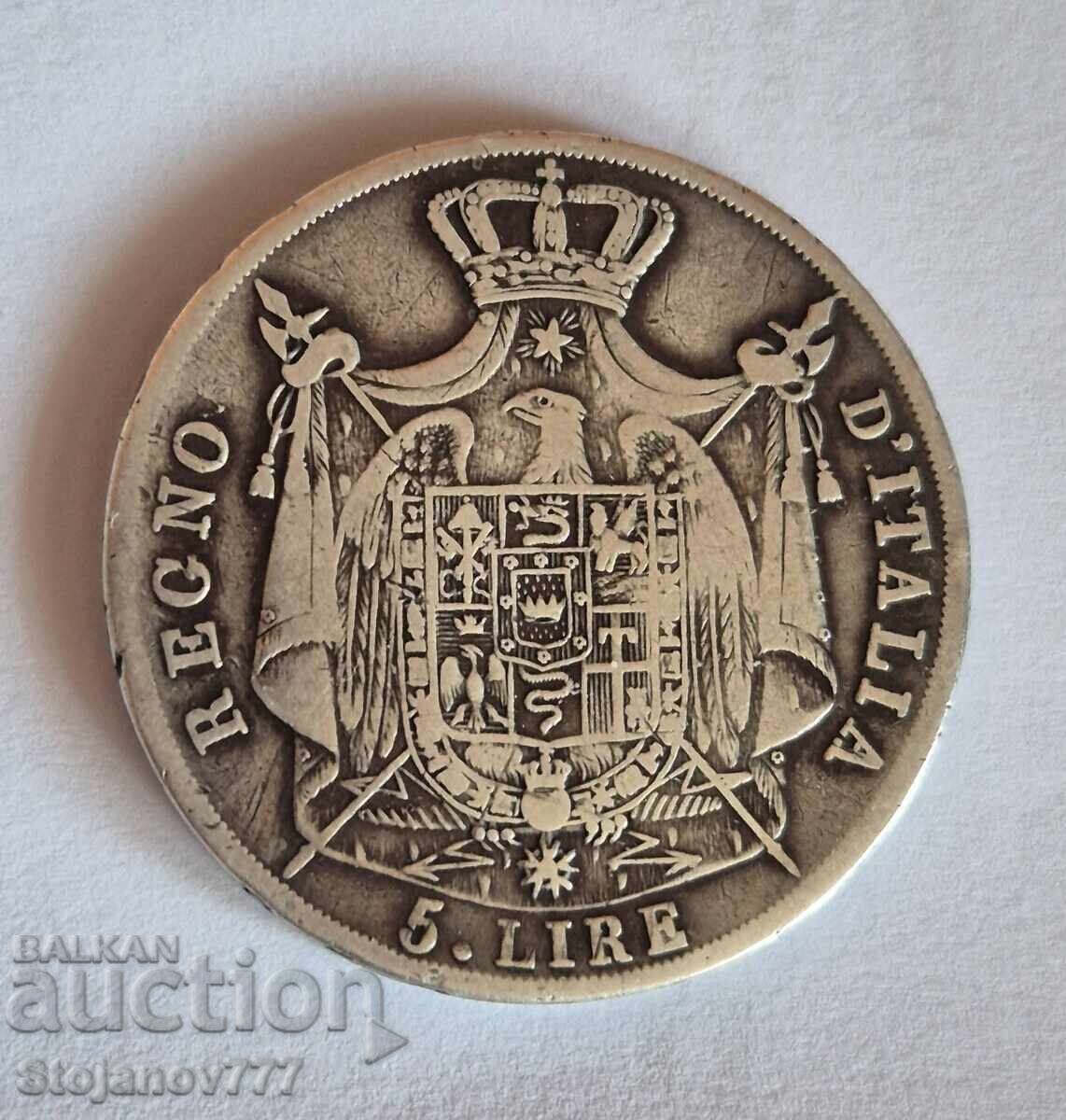 5 lire 1812 Napoleon 5 lire 1812 Napoleon