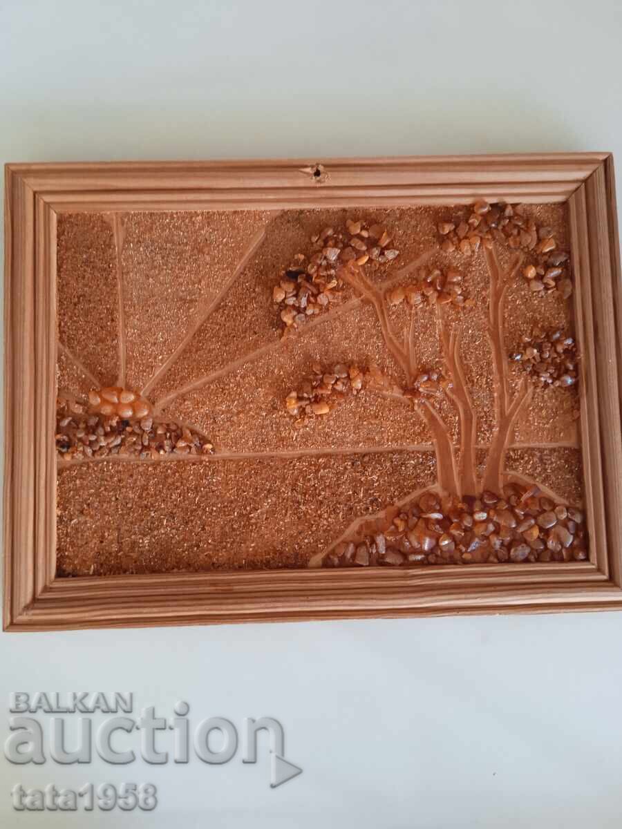 Tablou din chihlimbar baltic 17,5 cm * 23,5 cm Tablou din chihlimbar baltic 17,5 cm * 23,5 cm