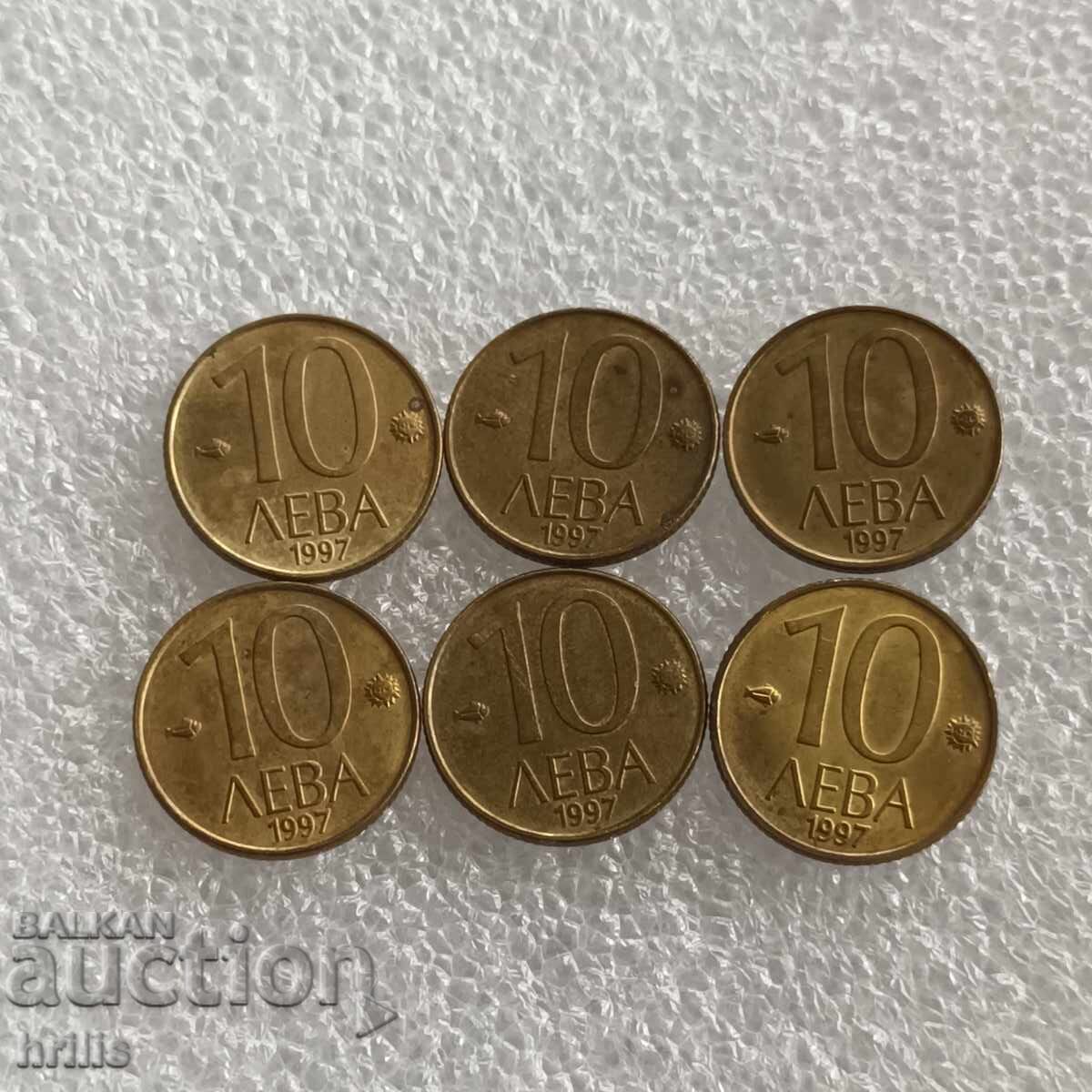 10 LEVA 1997 - 6 BUCĂȚI