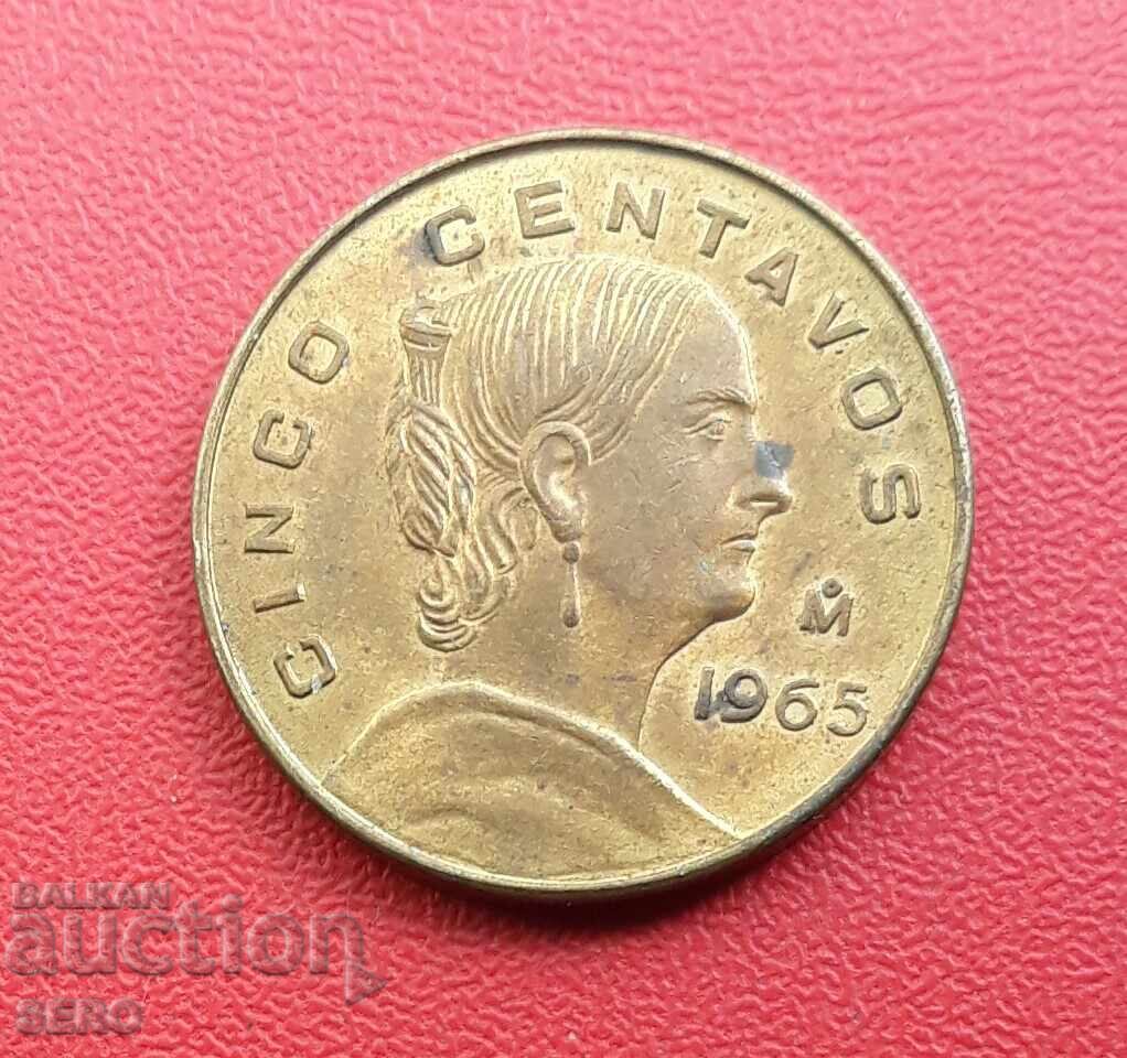Μεξικό-5 centavos 1965