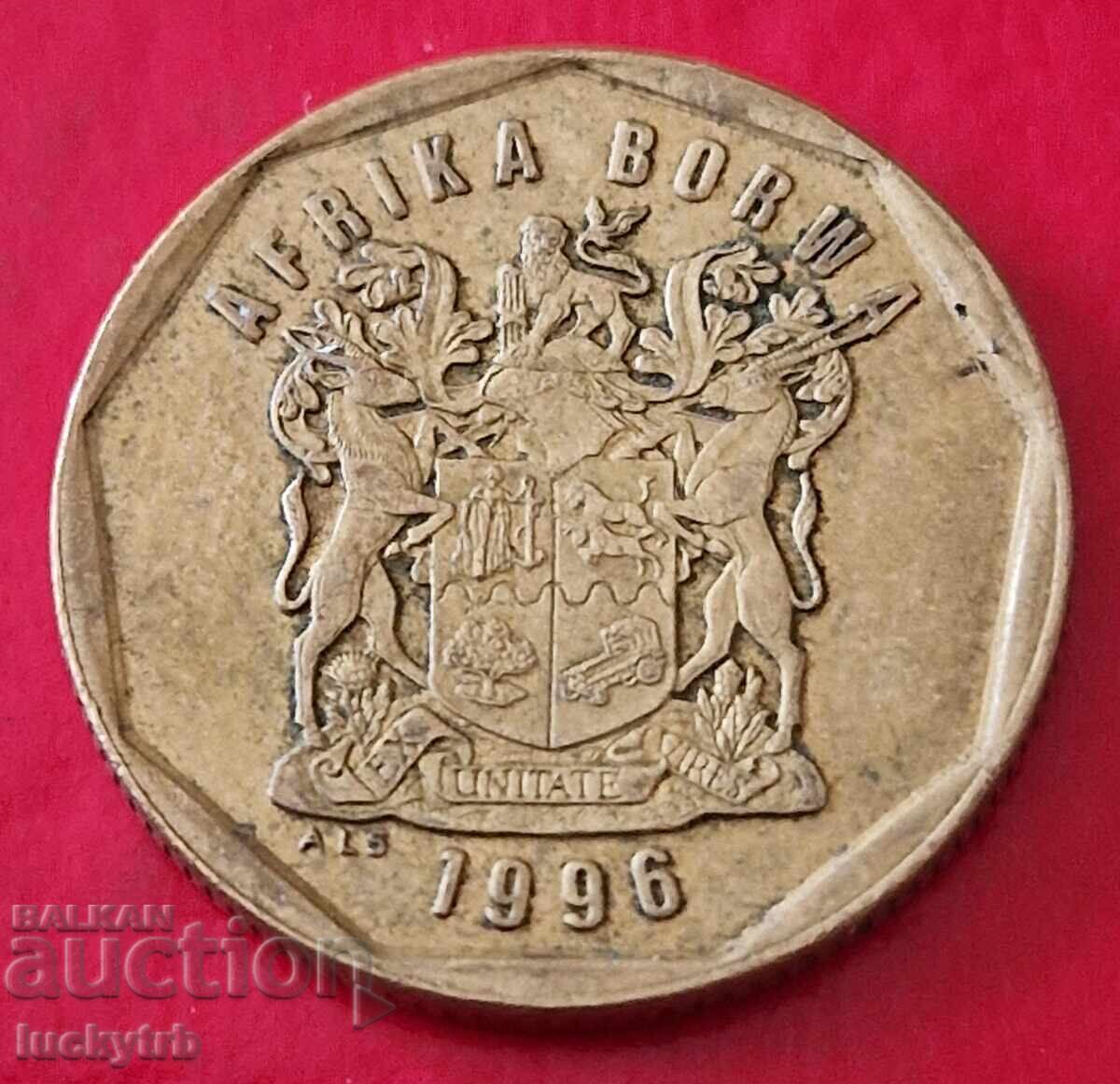 50 cents 1996 - South Africa with price € 0.20 | 0.39 BGN 50 cents 1996 - South Africa with price € 0.20 | 0.39 BGN
