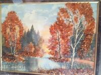 Tablou din chihlimbar baltic 35,5 cm * 45,5 cm