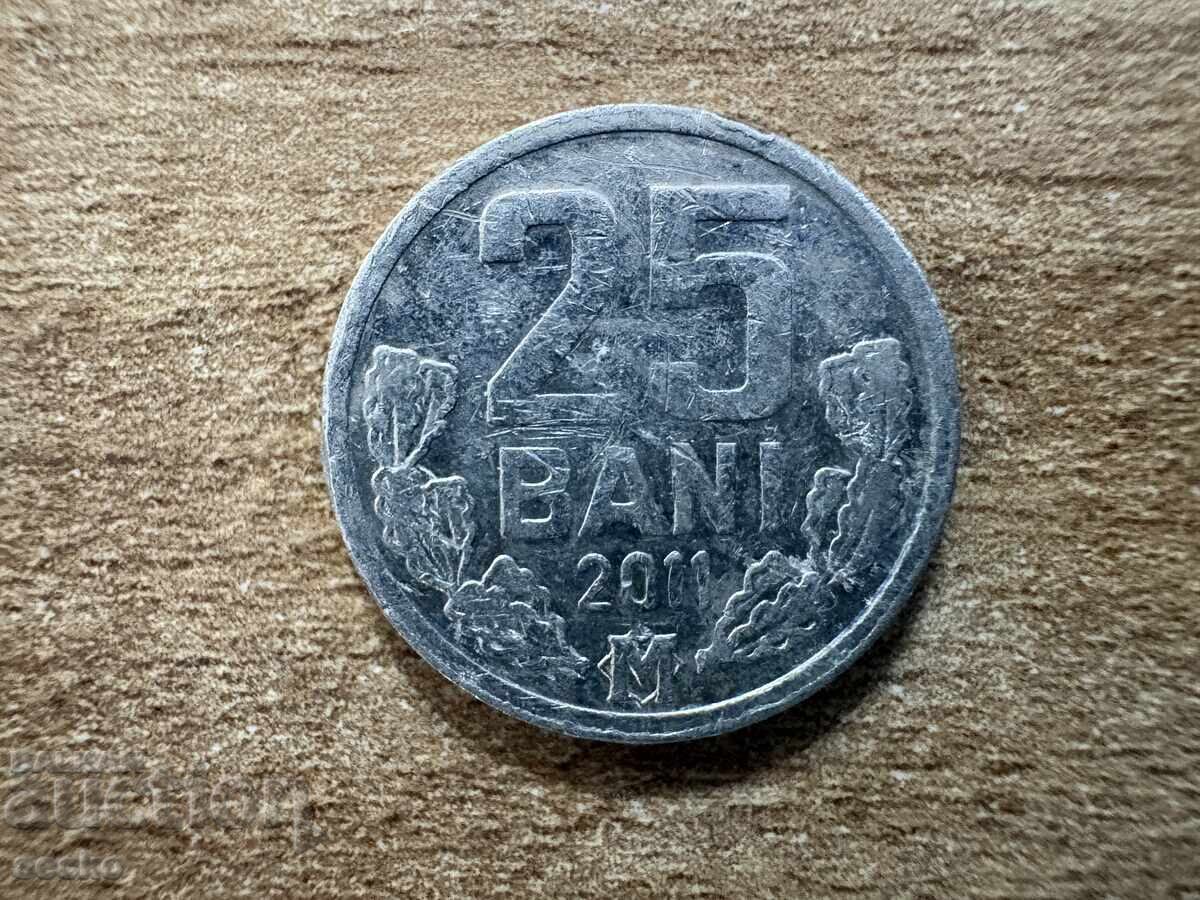 Μολδαβία - 25 bani (2011) Μολδαβία - 25 bani (2011)