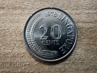 Singapore - 20 cenți (1978)