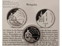 Silver 500 Tugrik Olympics 1998 Mongolia