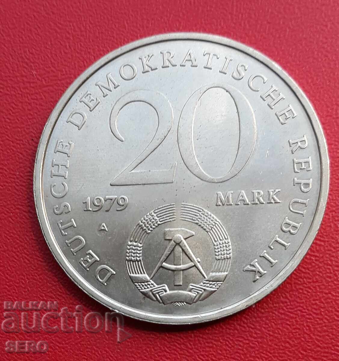 Germania-GDR-20 timbre 1979-30 ani RDG