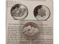 Сребро 10 Динера Олимпиада 2010 Андора