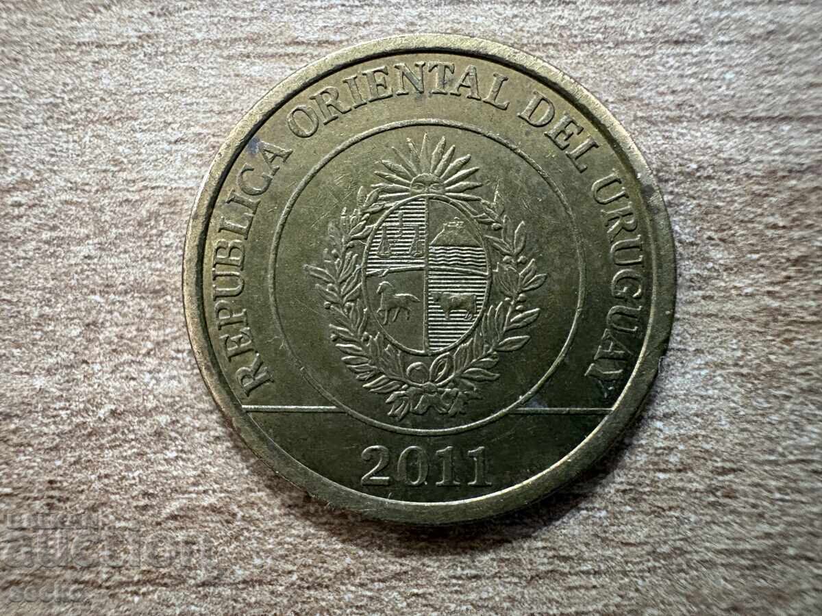 Uruguay - 2 pesos (2011) cu preț € 0.50 | 0.98 BGN Uruguay - 2 pesos (2011) cu preț € 0.50 | 0.98 BGN