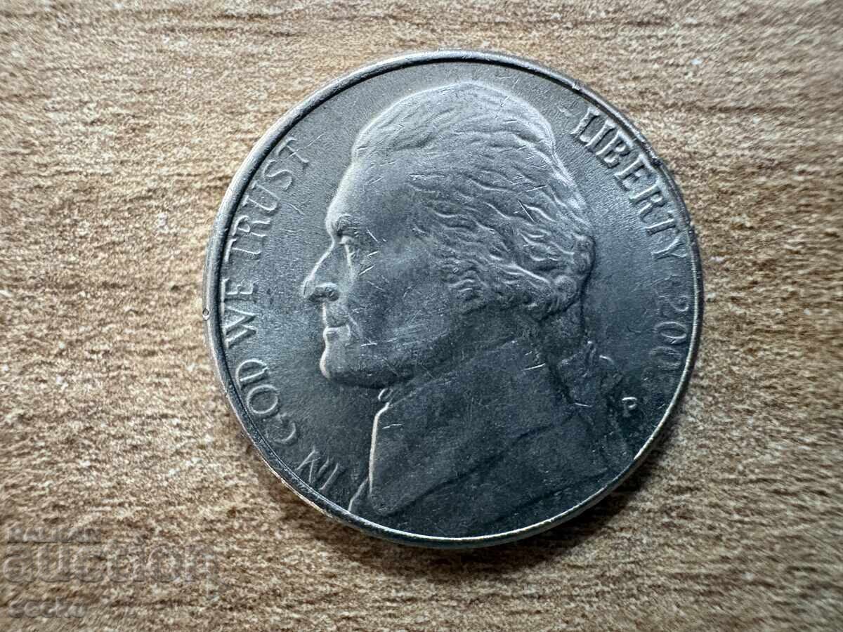 ΗΠΑ - 5 σεντ (2003) - P με τιμή € 0.10 | 0.20 BGN