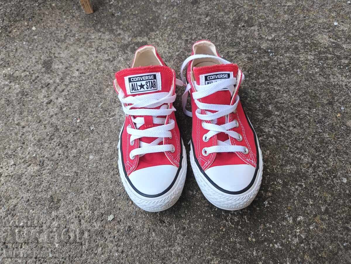 Αυθεντικά κόκκινα πάνινα παπούτσια Converse Chuck Taylor All Star