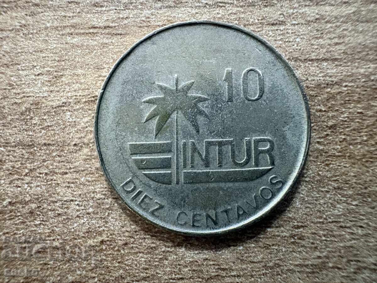 Cuba - 10 centavos (1981) - cu cifre