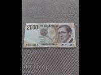 2000 λιρέτες 1990, Ιταλία