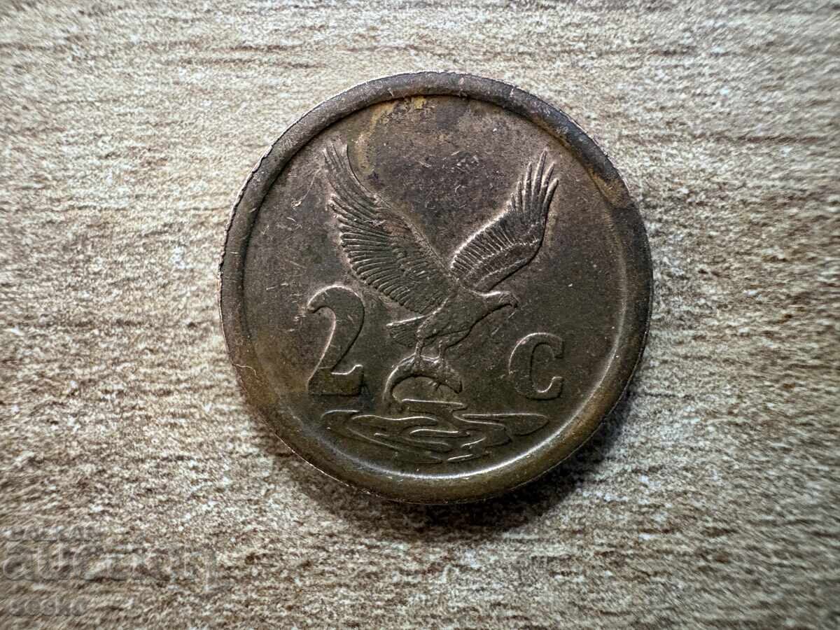 Africa de Sud - 2 cenți (1994) Africa de Sud - 2 cenți (1994)