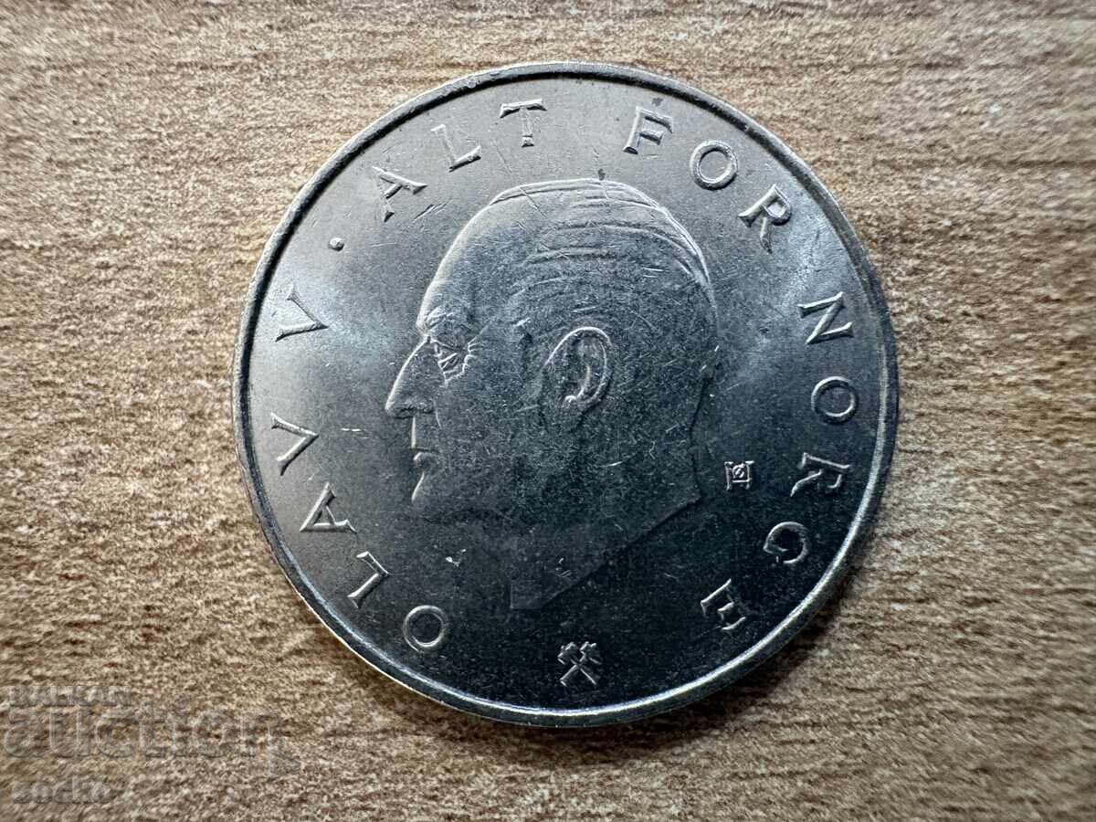 Norvegia - 1 coroană (1978) cu preț € 0.20 | 0.39 BGN Norvegia - 1 coroană (1978) cu preț € 0.20 | 0.39 BGN