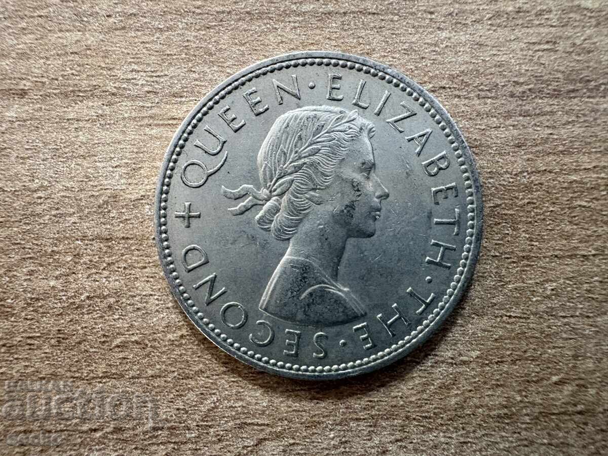 New Zealand - 1/2 crown (1962) with price € 4.65 | 9.09 BGN