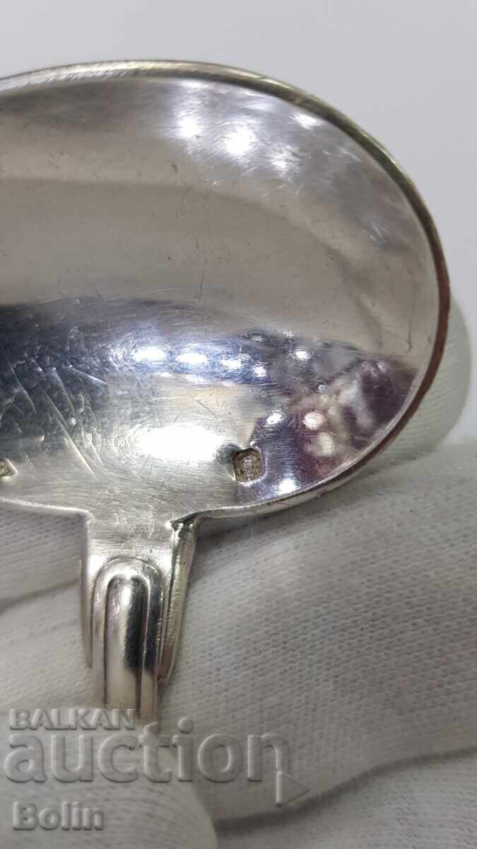 Auction  Beautiful silver sauce spoon, France - 950 purity