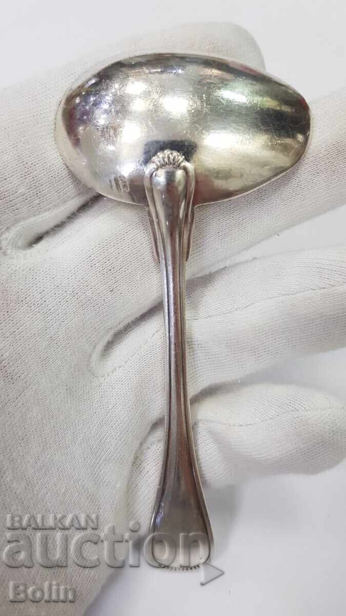 Delivery of Beautiful silver sauce spoon, France - 950 purity