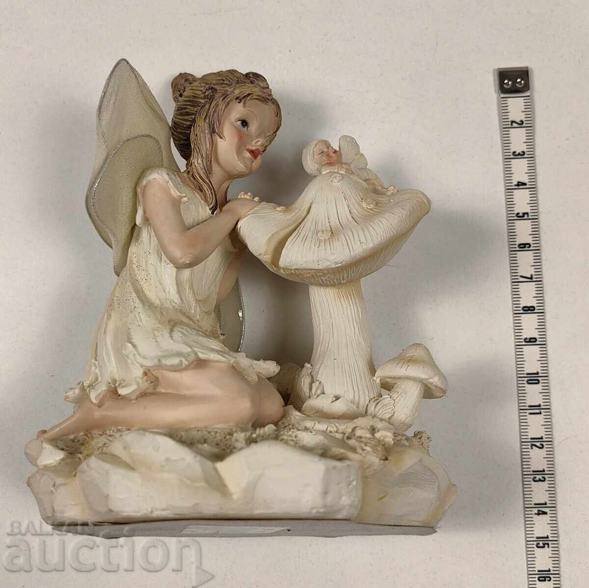 COMPOSITION GIRL CHILD BABY ANGEL MUSHROOM HEALTHY with price € 5.00 | 9.78 BGN