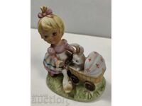 COMPOSITION BABY STROLLER RABBIT DUCK FIGURE HEALTHY