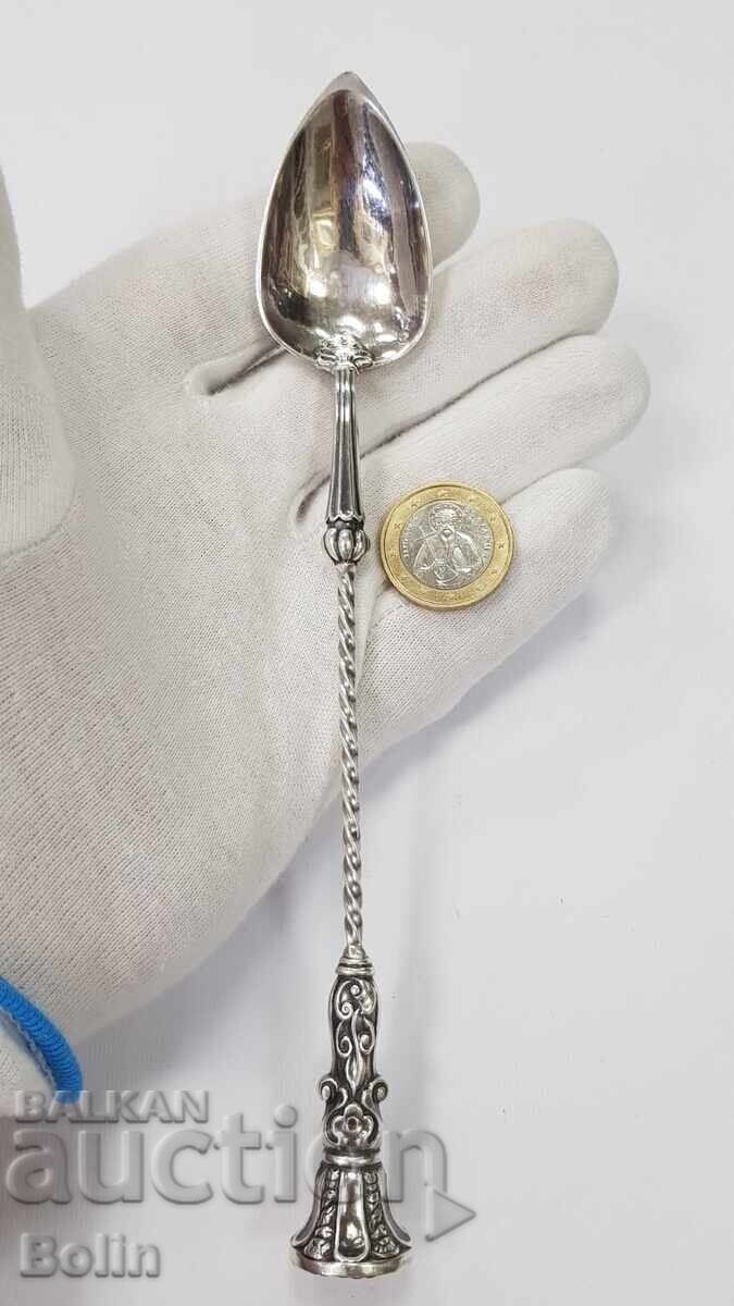 Rare silver spoon, France - 950 purity for the Medici family, 19th century with price € 140.00 | 273.82 BGN Rare silver spoon, France - 950 purity for the Medici family, 19th century with price € 140.00 | 273.82 BGN