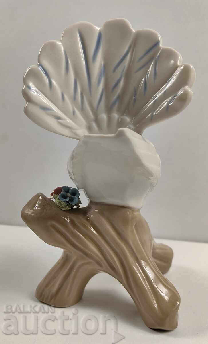 Delivery of LARGE PORCELAIN FIGURE FIGURINE DOVE - THE FLOWER IS A SONG