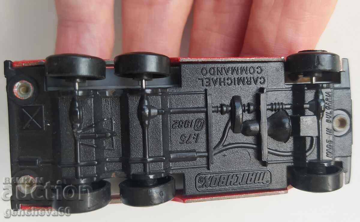 MATCHBOX BULGARIA - CARMICHAEL COMMAND 1982 - 7 MATCHBOX BULGARIA - CARMICHAEL COMMAND 1982 - 7
