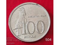 100 рупии 1999 - Индонезия