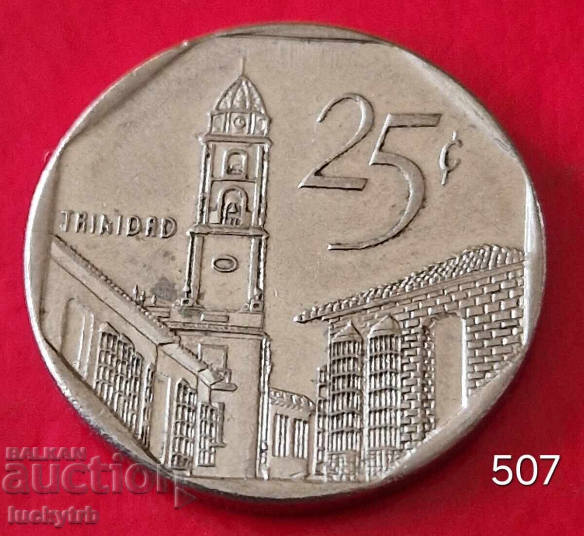 25 centavos 2001 - Cuba