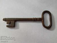Old large iron key for gate latch lock door 2