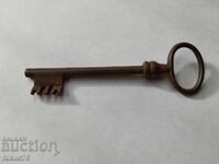 Old large iron key for gate bolt lock door 3