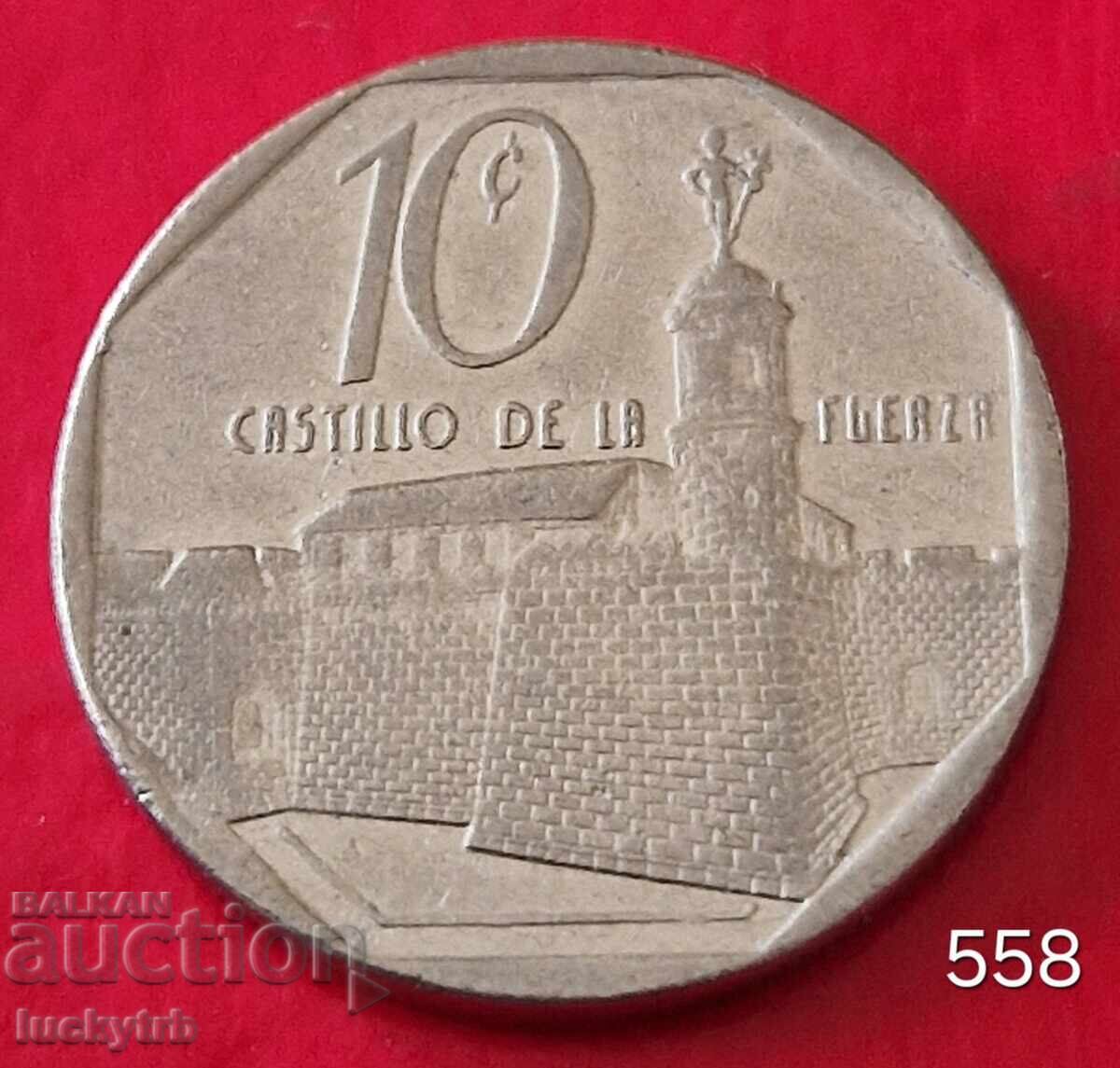 10 centavos 1994 - Κούβα
