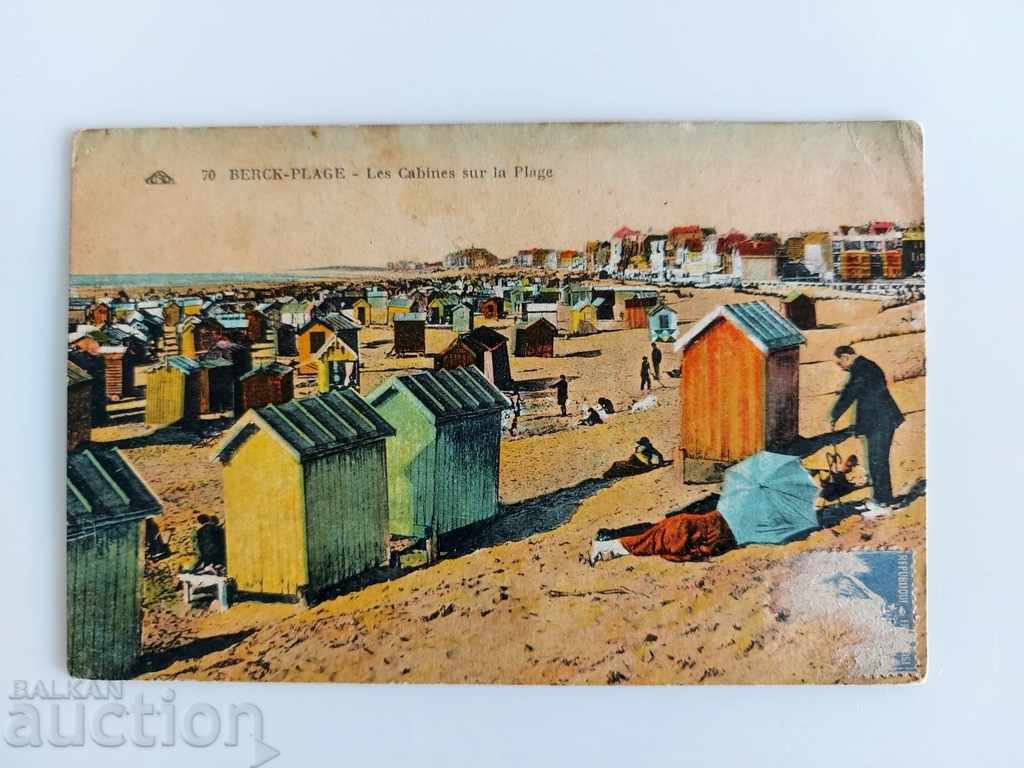 .1929 ПЛАЖНИ КАБИНИ ПЛАЖ МОРЕ ЛЕТУВАНЕ ПОЩЕНСКА КАРТИЧКА с цена € 2.60 | 5.09 лв.