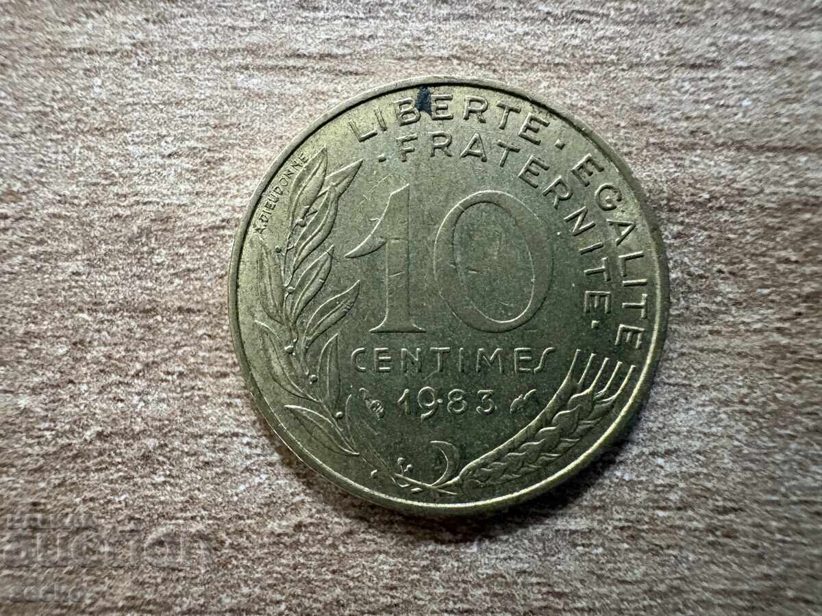 France - 10 centimes (1983)