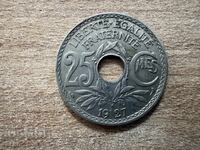 Franța - 25 centime (1927)