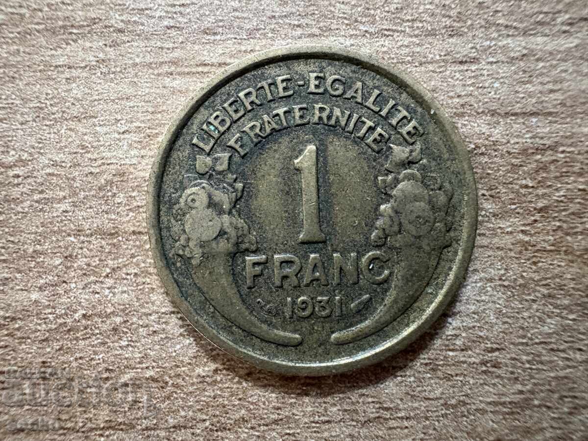 France - 1 Franc (1931) France - 1 Franc (1931)