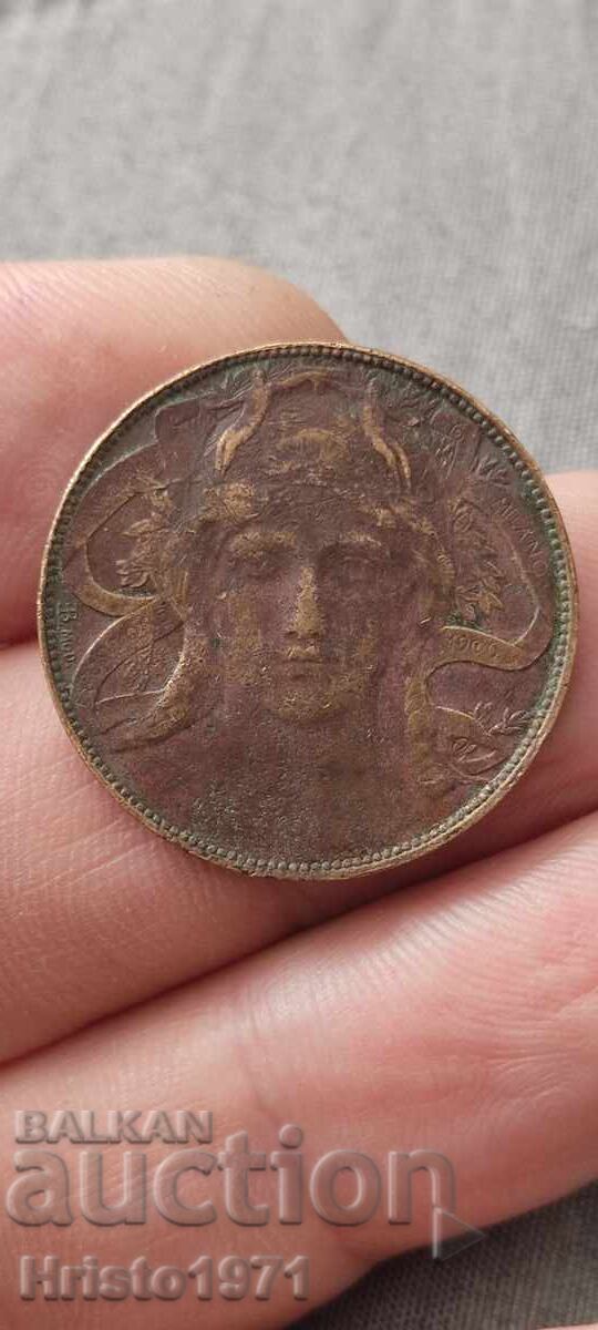 20 centesimi 1906 cu preț € 35.00 | 68.45 BGN