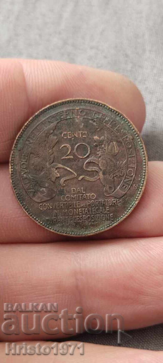20 centesimi 1906
